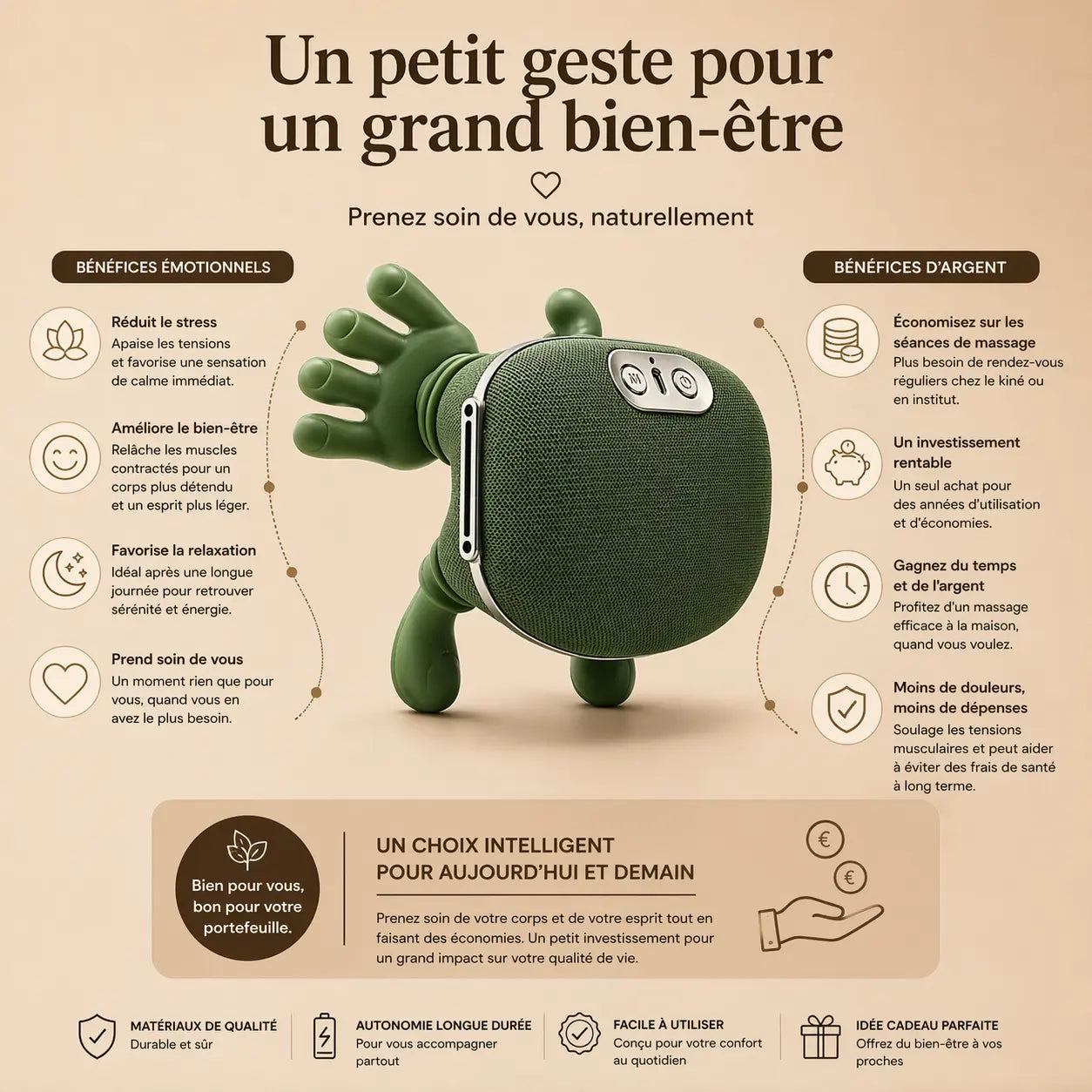 Masseur pour cervicale  | PuriSanté PuriSante