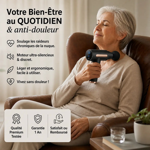 Mini pistolet de massage a percussion PuriSante