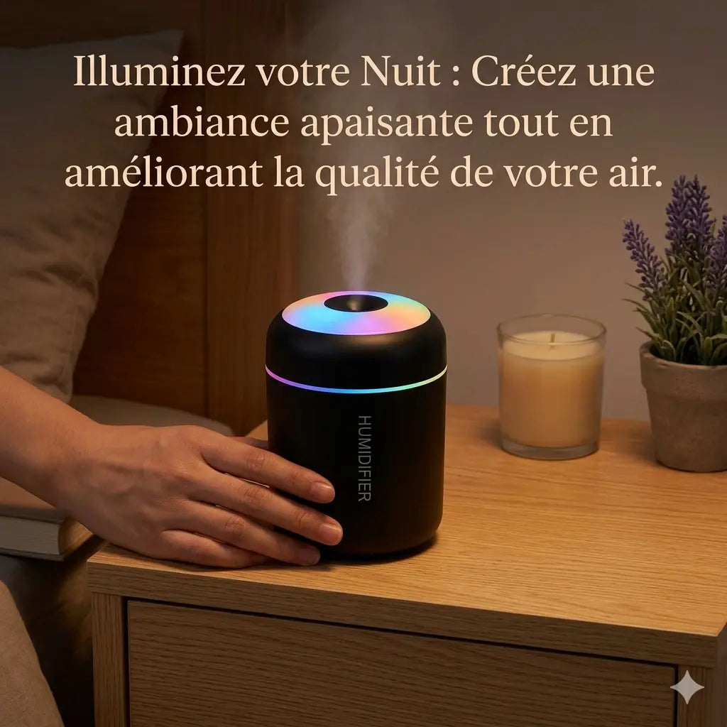 Diffuseur Huiles Essentielles Ultrasonique 180ml PuriSante