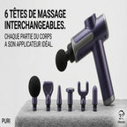 Pistolet de massage a percussion PuriSante
