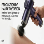 Pistolet de massage a percussion PuriSante